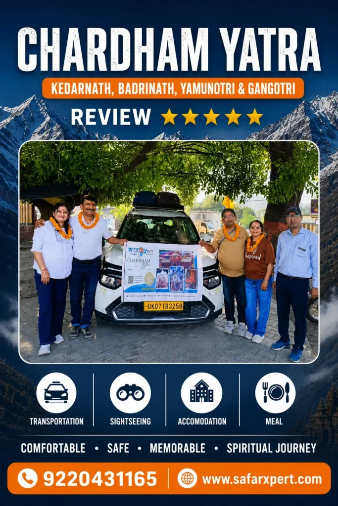 Char Dham Yatra 2026 From Ahmedabad Gujarat With SafarXpert