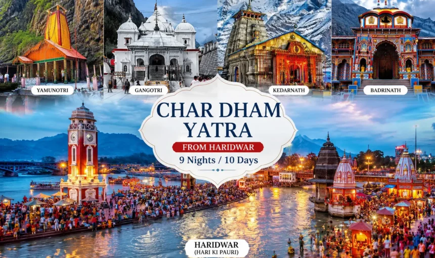 Char Dham Yatra Package From Haridwar Covering Yamunotri Gangotri Kedarnath And Badrinath
