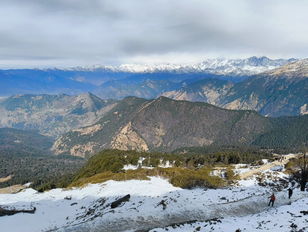 Himalayan views from Chopta Uttarakhand
