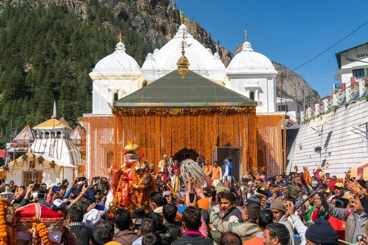 Gangotri Temple at Gangotri Dham Uttarakhand