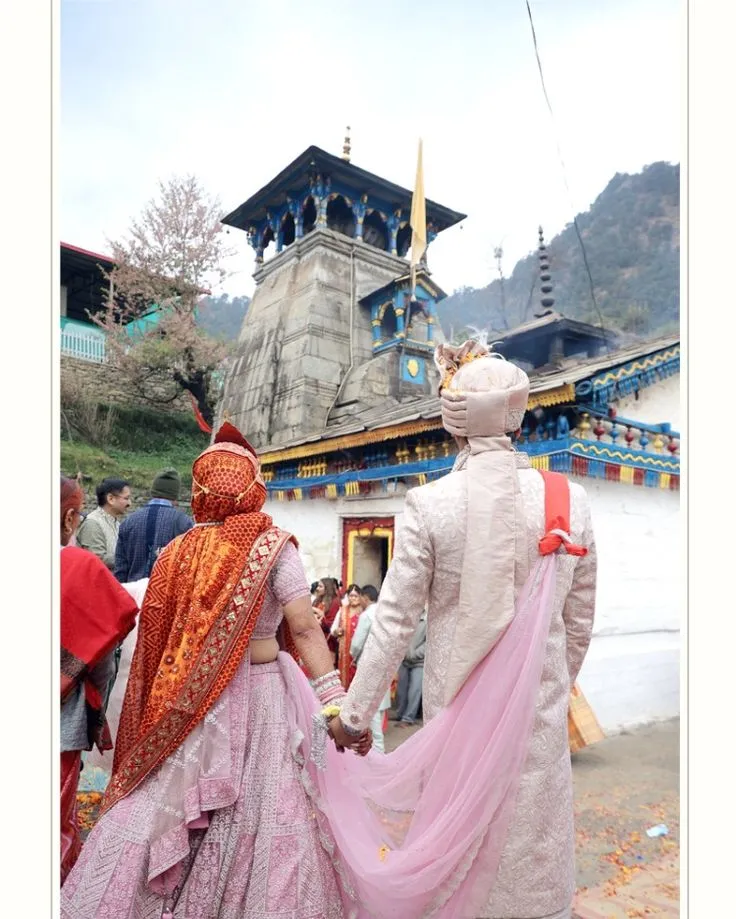 Wedding at Triyuginarayan Temple Uttarakhand
