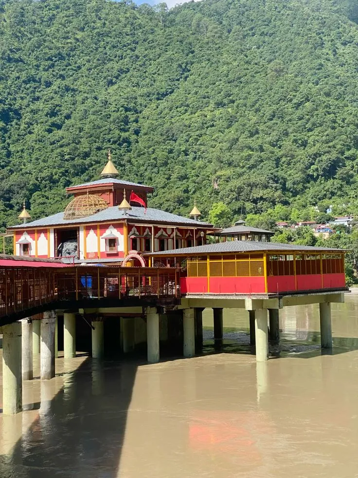 Dhari Devi Temple during the Madmaheshwar Trek journey