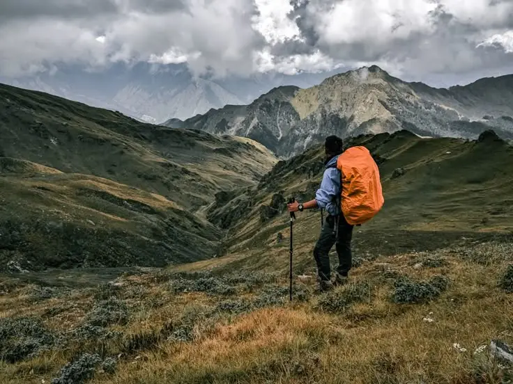Dyalishera Trek route toward Kuari Pass Uttarakhand