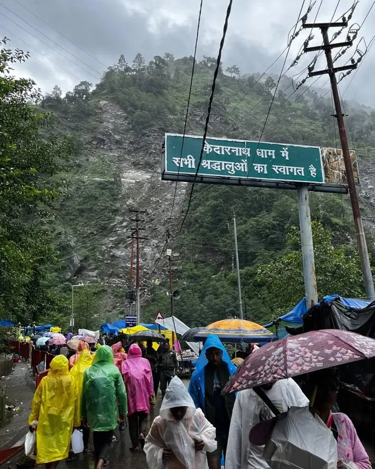 Welcome to Kedarnath pilgrims visiting Kedarnath Temple Uttarakhand