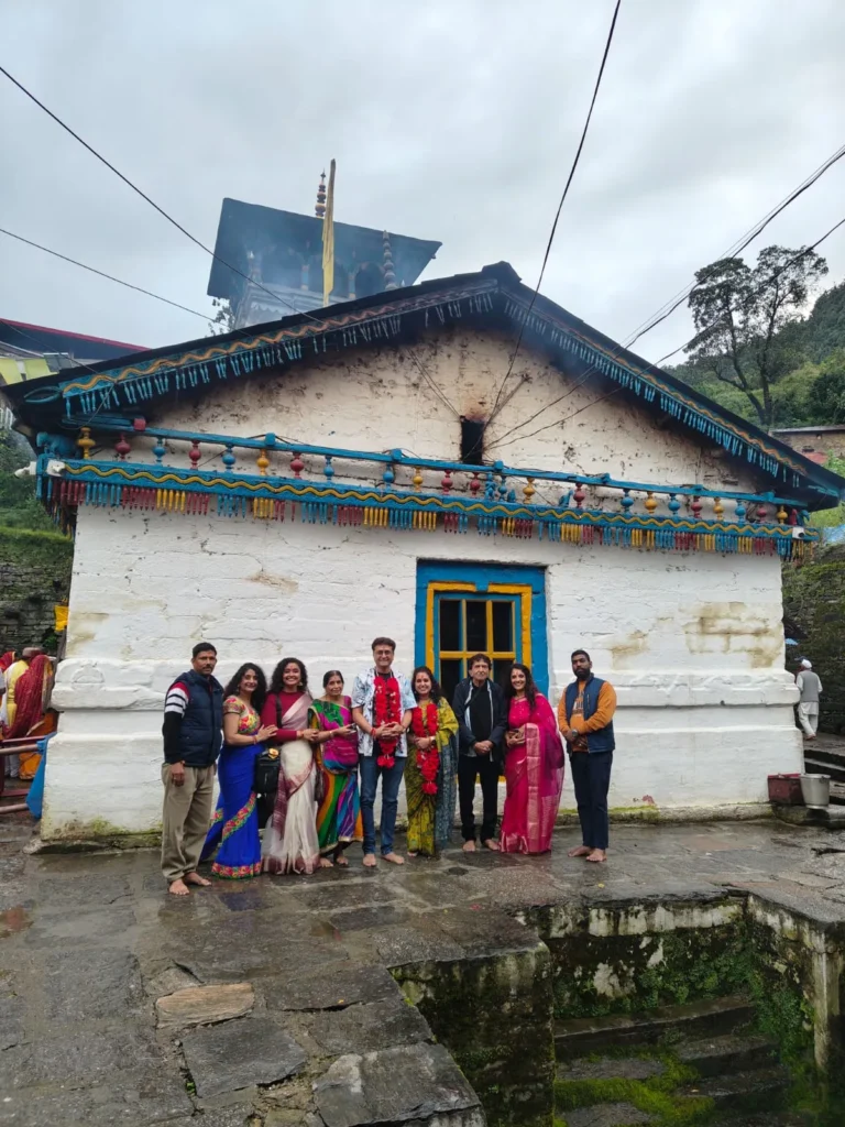 Triyuginarayan Temple in Uttarakhand visited during a Char Dham family tour with Safarxpert.